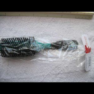 Annie Rubberized Soft Grip Hair Brush Luster Volume Correct Frizz Dull Stiff